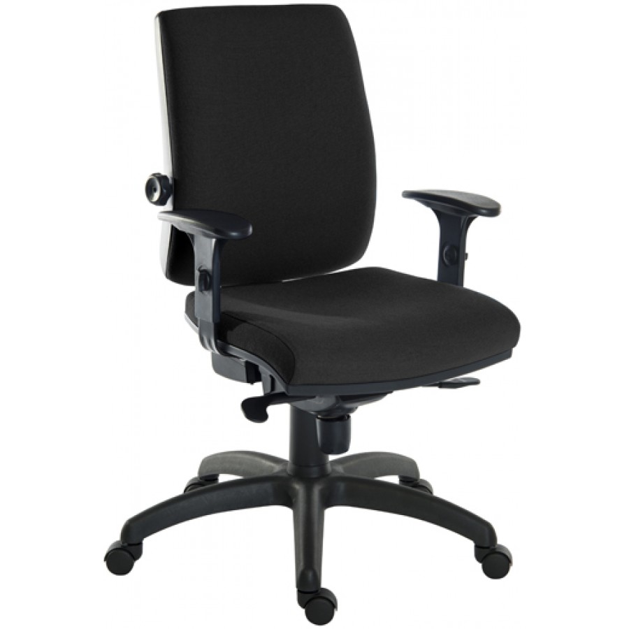 Ergo Plus Fabric Posture Office Chair with Black Base